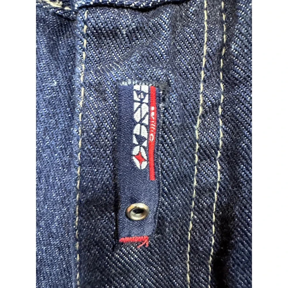 Willie‎ Esco Duns Vintage 90s Baggy Carpenter Jeans Dark Wash Indigo Mens 36x31